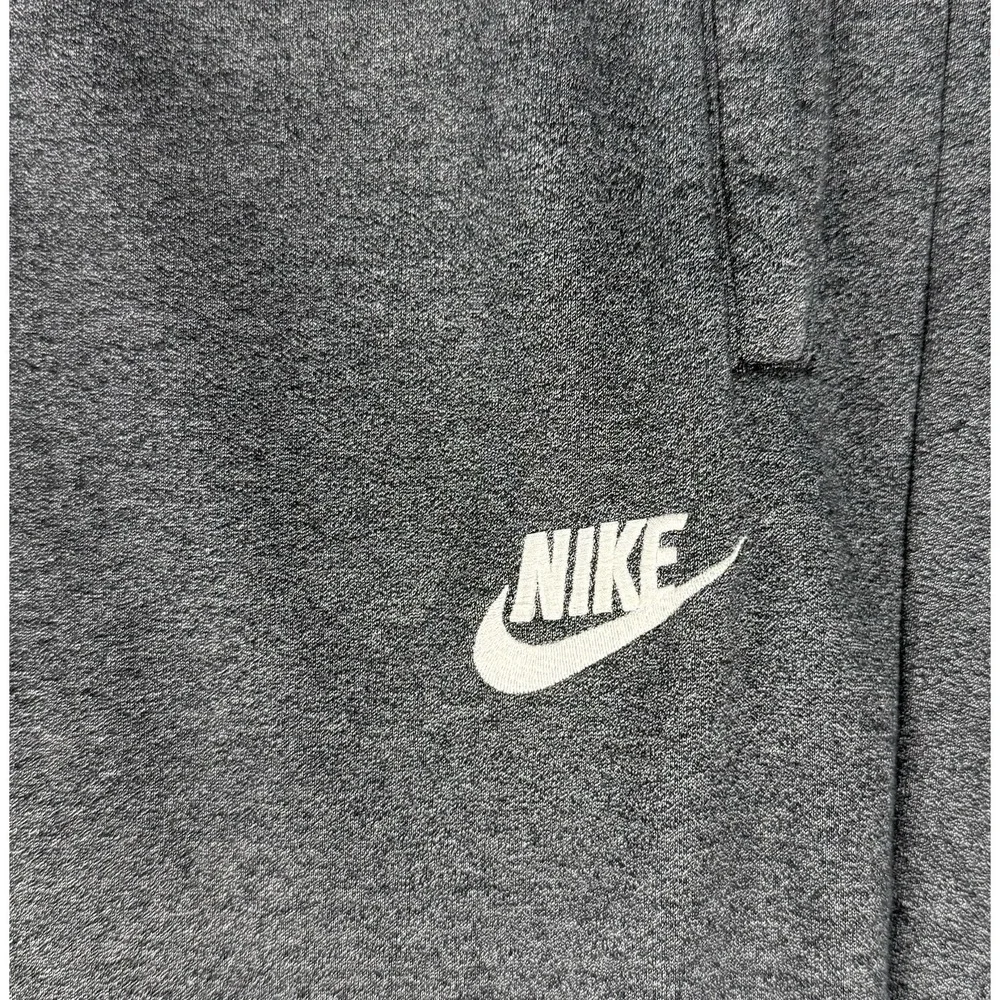 Nike Fleece Jogger Sweatpants Mens XL Gray Tapered Logo Athletic Pants